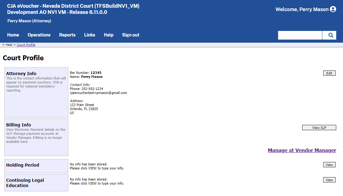 Attorney Profile
