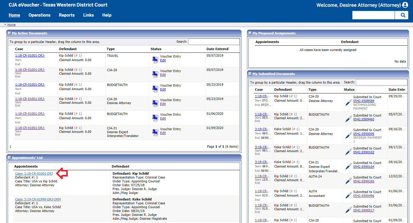Travel Auth - Attorney Home Page